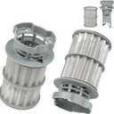 2PCS 645038 Dishwasher Filter for Bosch Thermador, Dishwasher Filter Replacement Parts AP4339631, 00651097, 1560725, 651097, AH3479708, EA3479708, PS3479708, PS8730270