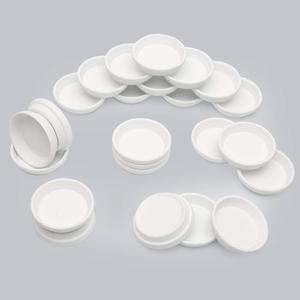 6pcs Terra Cotta Saucer, 3.2-inch Small Mini Clay Pots Tray, Suitable for 3inch, 2.5inch, 2inch Succulents Nursery Pots(White)