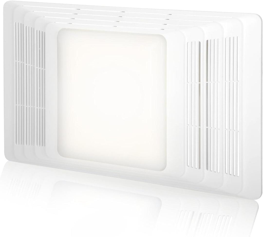 S97013662 97013662 Bathroom Fan Cover Grille Lens Assembly Kit Fit for Broan Nutone 655, 656, 657, 659, 695, HFL695, 696 Bathroom Vent Cover