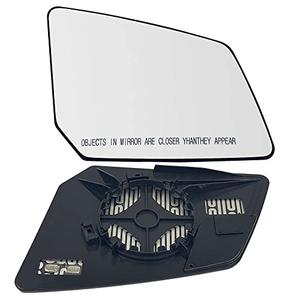 Acadia Passenger Side Heated Mirror Glass Compatible with GMC Acadia Limited Saturn Outlook Chevy Traverse Power Right Side Mirror Glass with Rear Holder