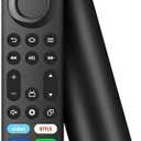 Replacement Voice Remote for Fire Smart Stick 4K/4k Max(1st/2nd Gen),Stick(2nd/3rd Gen)/Lite/HD,TV Cube,Remote for 3rd Gen,Omni,QLED Series,Some TCL,Hisense Smart TVs