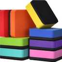 Mini Dry Erase Eraser, 8 Pack Magnetic Whiteboard Dry Erase Erasers- Ideal for Kids, Teachers, and Classroom SuppliesMixed Colours, 2 x 2 Inch