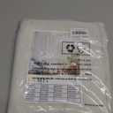 LAMIT 100% Blackout Short Linen Curtains for Cafe, 40 Inch Length Linen Textured Thermal Curtains Back Tab and Rod Pocket Neutral Panels with White Liner for Kitchen, 2 Panels, 42 x 40 Inch, Linen