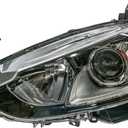 TRQ Left Headlight Assembly Compatible with 2014-2020 Mazda 6