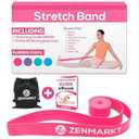 Zenmarkt Ballet Stretch Bands for Flexibility and Strength - Stretch Bands Ideal to Have as Dance Equipment in Every Competition - Suitable for Gymnastics, Cheerleading, and Pilates Training (Purple)