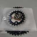 BUCKLOS 64/104 BCD Bike Chainring Set with Pin, Steel CNC Alloy Double/Triple MTB Chainring 22T 24T 26T 32T 38T 42T 44T 4 Bolts Mountain Bicycle Chainrings 8 9 10 Speed Compatible
