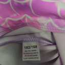 BAOHULU Girls One Piece Swimsuits UPF 50+ Beach Bathing Suit Little Kids Cute Quick Dry Swimwear 10-12 Years, Pink Purple Scale