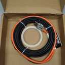 VEVOR Self-Regulating Pipe Heating Cable, 30-feet 5W/ft Heat Tape for Pipes Freeze Protection, Protects PVC Hose, Metal and Plastic Pipe from Freezing, 120V