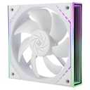 Thermalright TL-M12W Case Fan 120mm ARGB CPU Cooler Fan Comes with ARGB Mirror Light Effect, PC PWM Silent Fan with 1500RPM Speed, White CPU Cooling ARGB Fan, Desktop CPU PWM Fan