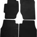 Nylon Floor Mats, Compatible with 1998-2002 Honda Accord Black Front Rear 4 Pieces Full Set Interior Car Carpets Liner