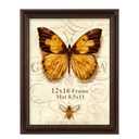 Splinterix 12x16 Picture Frame, Ornate Vintage Picture Frames for Wall or Tabletop Display, 12 x 16 Photo Frame with Real Glass, Display Poster 8.5x11 with Mat or 12x16 without Mat for Antique Dco, Brown, 1 Pack