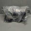 7L Automatic Dog Water Dispenser Bowl, Gravity Pet Water Dispenser with Stainless Steel Bowl, No Spilling Large Capacity Water Feeder for Dogs Cats (7L Without Filter Black)