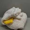 Goose Blanket Hoodie Onesie Adult & Kid, Oversized Warm Duck Wearable Hoodie Blanket with Sleeves, Cozy Sleeping Bag (Large, White)