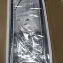 Modern LED Ceiling Lights for Bedroom 26" Dimmable Square Ceiling Lights for Living Room with Remote Control Black Bedroom Light Fixture for Kitchen,Bathroom,Balcony (Black 4 Rings)