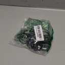 Titanker Shower Curtain Hooks Black, Minimalist Simple Double Glide Shower Curtain Rings, Rust Proof Metal Shower Hooks Rings for Bathroom Shower Rods Curtains, Set of 12 Hooks