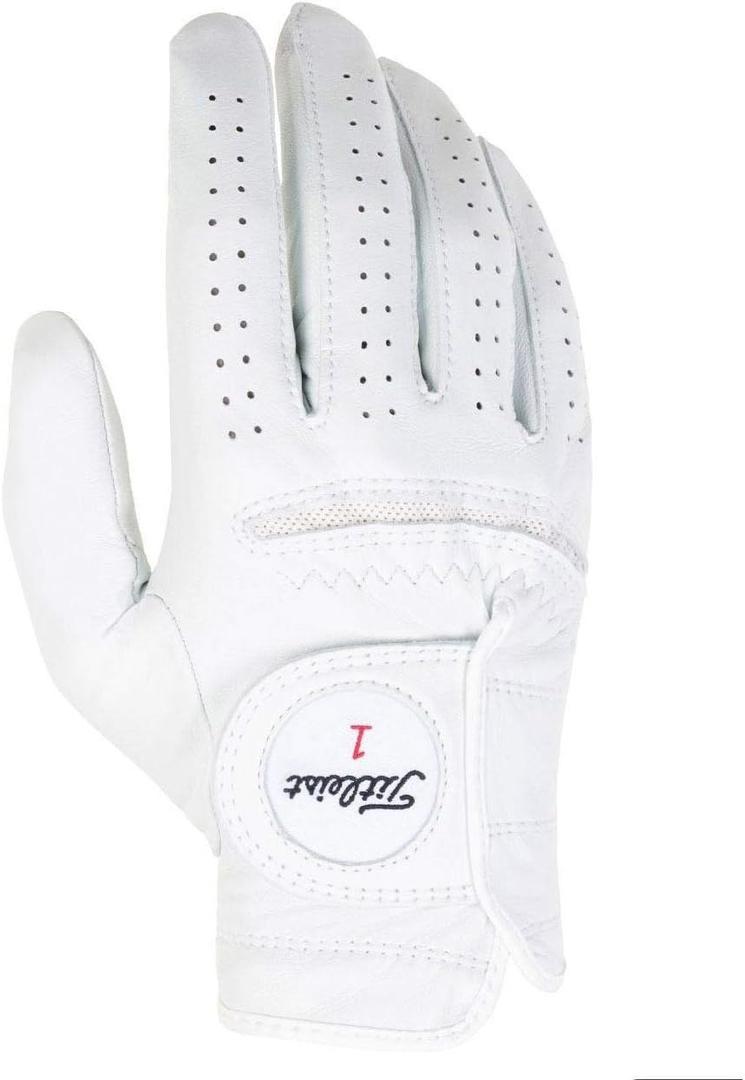 Titleist Perma-Soft Men's Regular Left (White, XL)