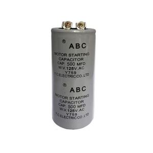 1Piece CD60 Motor Start Capacitor ABC 500MFD 125VAC Capacitor ABC CD60 500UF