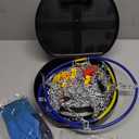 Snow-Chains Easy Install Tire-Chains, One-Pull Fit Design Tire Snow Chains for Passenger Cars, Sedan, SUVs, Emergency Winter Tire Traction Car Tires 185 195 205 215 225 - Set of 2 (KN90)