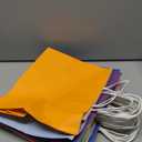 Multi-Color Kraft Paper Gift Bag Set with Twisted Handles