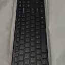 Wireless Keyboard-2.4G USB Ultra Slim Quiet Full Size Matte PC Computer Keyboard,19 Multimedia Keys,Number Pad,Plug&Play,Lag-Free Ergo,Long Battery Life for Desktop,Laptop,Smart TV,MAC,Windows,QWERTY