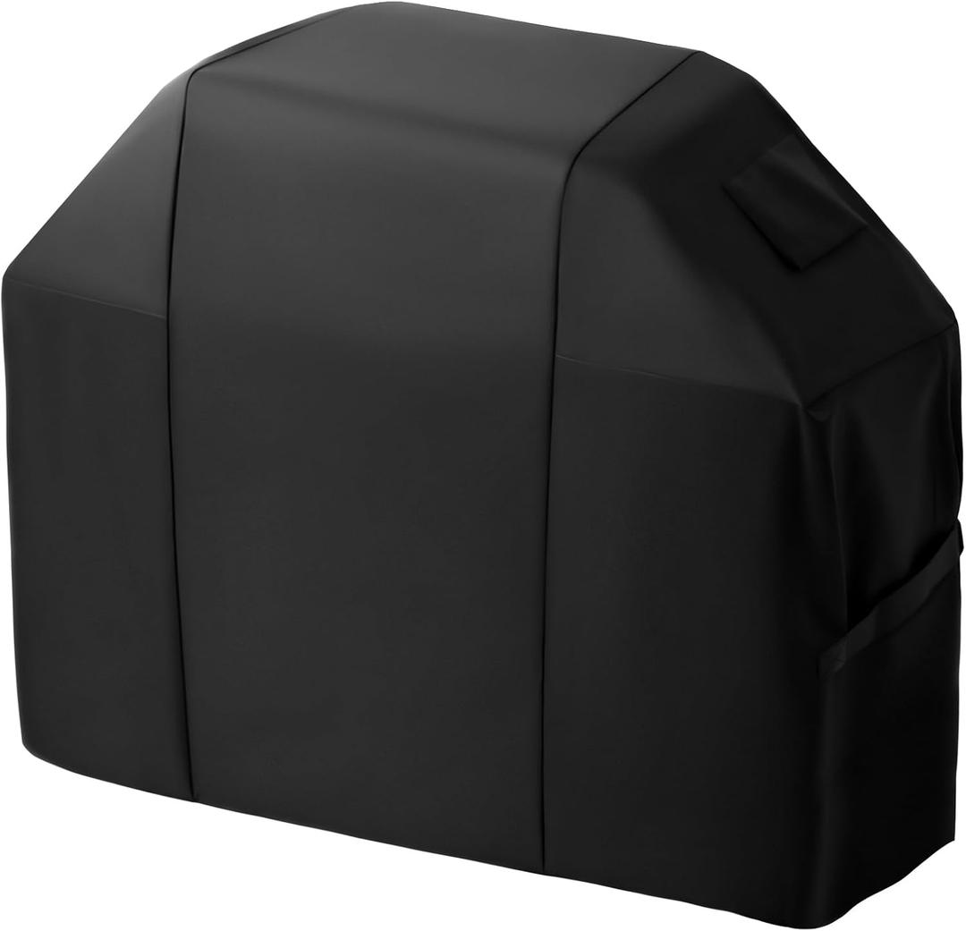 Grill Cover for Outdoor Grill, 52 Inch Heavy Duty 600D Waterproof BBQ Gas Grill Covers for Outside, UV & Fade Resistant, All Weather Protection Compatible for Weber Charbroil Nexgrill Kenmore Grills