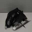 Ice Skates for Women, Adult Figure Skates for Men, Figure Skating Shoes with Velvety Lining for Indoor& Outdoor Rink, Ice Skates (Black(With Air Cushion)) US Women's 7/ Men's 6