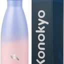 Insulated Water Bottles,12 oz Double Wall Stainless Steel Vacumm Metal Flask for Sports Travel,Pastel Sunset
