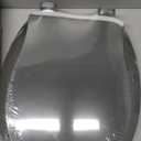 Round Toilet Seat, 16.5inch, Soft Close Quiet, No Alam, Standard Round Universal Size, PP Material Safe and Easy Clean, Dark Grey