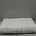 Memory Foam Bed Pillow for Sleeping, Ergonomic Cervical Contour Neck Support Orthopedic Pillow for Side Back Stomach Sleeper, Neck and Shoulder Pain (Blue)