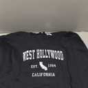 West Hollywood California CA Vintage Athletic Sports Design Pullover Hoodie, S