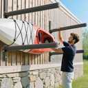 Heavy-Duty Kayak Wall Rack, 200 lb Per Level, 2-4 Tier, 2 Tire