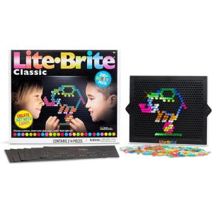 Lite Brite Classic, Favorite Retro Toy - Create Art with Light, STEM, Educational Learning, Holiday, Birthday, Gift, Boys, Kid, Toddler, Girls Age 4+