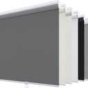 Sunoff Blackout Roller Shades Blinds Cordless for Windows Pull Down Room Darkening Door Blinds with Thermal Insulated Easy to Install for Living Room,Bedroom,Home,Office Bathroom Grey 26" W x 72" H