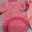 3 Pack Dog Sweater, Dog Sweaters for Small Dogs, Warm Soft Pet Clothes for Puppy, Medium Large Cat, Dogs Girl or Boy, Dog Shirt for Winter Christmas (Pink+Purple+HotPink, Medium)