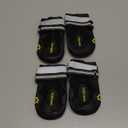 QUMY Dog Shoes for Large Dogs, Medium Dog Boots & Paw Protectors for Winter Snowy Day, Summer Hot Pavement, Water-Resistant in Rainy Weather, Outdoor Walking, Indoor Hardfloors Skid-Resistant Sole (Size 6: 2.6''x3.0''(W*L) (Pack of 4))