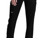 BARCO Grey's Anatomy Scrubs - Mia Scrub Pant for Women, Elastic Back Waist, Mid-Rise Shaped Leg Women's Scrub Pant (Black) S