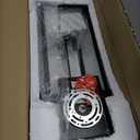 24" Extra Large Outdoor Wall Light for House, Black 3-Light Waterproof Exterior Porch Lamp Wall Mount, Modern Outside Wall Sconce Coach Light with Clear Glass, E12, 1-Pack (Black (No sensor))