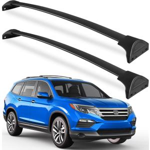 Roof Rack Cross Bars Compatible with Honda Pilot 2016-2022 with Flush Rails, Aluminum Crossbars Rooftop Cargo Bag Kayak Bike Luggage Snowboard Carrier Kayak Bike Cargo Accessories