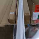 ChrisDowa Cordless Zebra Blinds for Windows, Dual Layer Free-Stop Light Filtering Window Roller Shades, Pull Down Privacy Zebra Shades for Home, Office, Bedroom, Door (70" W x 72" H, White)