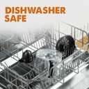 Elite Gourmet ETS623 BPA-Free 40-Watt Electric Citrus Juicer, Compact, Large Volume, Pulp Control, Oranges, Lemons, Limes, Grapefruits with Easy Pour Spout, 24oz, Black/Stainless Steel