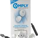 Comply TrueGrip | Premium Memory Foam Replacement Earbud Tips for Apple AirPods Pro 1 & 2 | Enhanced Comfort, Secure Fit, Superior Noise Isolation, Removal & Cleaning Tool | White, Medium (3 Pairs)