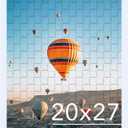 JCJMY 20x27 Picture Frame White for Puzzles Poster Photo Picture, Horizontal and Vertical Formats for Wall Hanging, 20 x 27 Wall Gallery Poster Photo Puzzles Frame for 20 by 27 Photos Posters,White