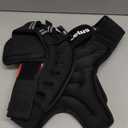 ZELUS Weighted Vest, 6lb Weight Vest with Reflective Stripe for Workout, Strength Training, Running, Fitness, Muscle Building, Weight Loss, Weightlifting (Black)