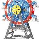 Building Sets STEM Assembly Metal Toys Ferris Wheel Model Kit Engineering Building kit for Adults and Teens Parent-Child Interaction Construction Sets Gifts for Kids 8-16