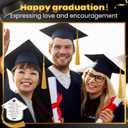 24 PCS Graduation Acrylic Inspirational Awards Graduation Cap Tasseled Congrats Gift High School College Keepsake for Happy 2025 Grad Party Favors Decorations