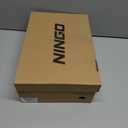 NINGO Leather Non Slip Shoes for Men Women, Slip On Water Resistant Work Loafers, Slip Resistant Lightweight Breathable Chef Footwear & Sneakers for Kitchen/Restaurant Staff and Hospitality (10 Women/8.5 Men, Black)