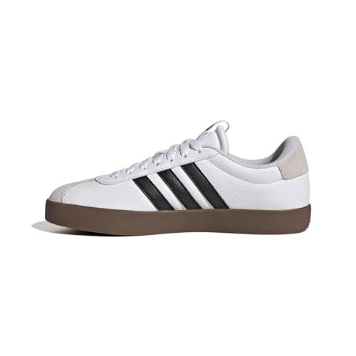 Adidas Women's VL Court 3.0 Sneaker White/Black/Grey, Size 8