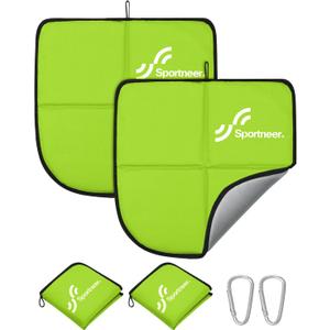 Sportneer Sitting Pad, Lightweight Waterproof Folding Seat Pad for Backpacking, 15.75'' x 15.75'' Portable Camping Seat Mat for Hiking, Picnics & Outdoor Use