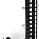 Iwillink Blank 12-Port Keystone Patch Panel with 89D Wall Mount Bracket, Versatile Vertical/Horizontal Installation, Includes 6 Blank Keystone Inserts for Custom Configurations
