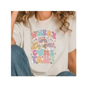 Magic Kingdom Shirt Magical Tshirt: Women Castle Graphic Tees Family Vacation Short Sleeve Tops Casual Holiday Outfits Yellow  XXL